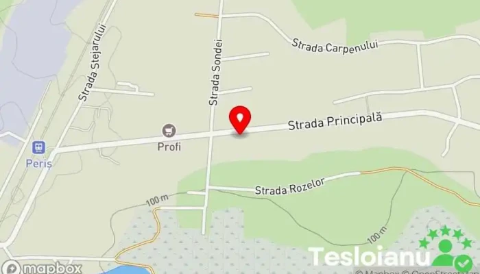 hartă a Postul de Poliție Periş Poliția statală în Periș