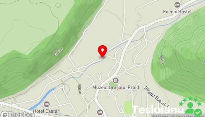 hartă a Praid  în Praid