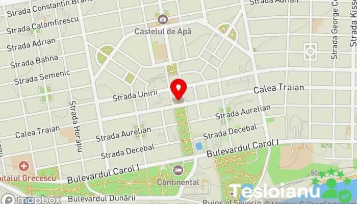 hartă a Prefectura Județului Mehedinți Biroul administrației districtuale, Birou al administrației locale în Drobeta-Turnu Severin