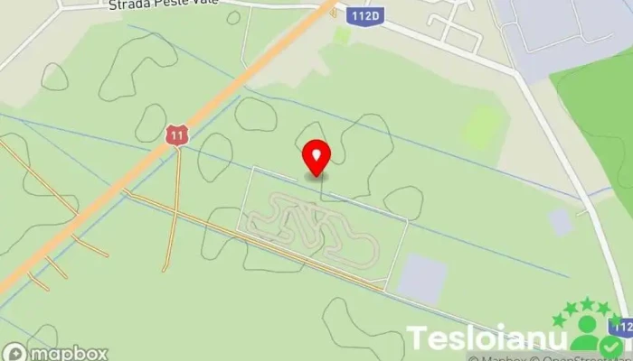 hartă a Prejmer Raceway Pistă de carting, Pistă de curse, Zonă cu teren accidentat, Restaurant în Lunca Câlnicului