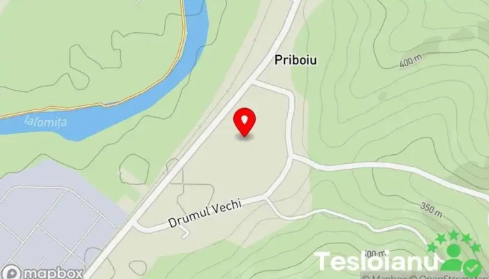hartă a Priboiu  în Priboiu