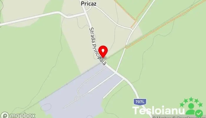 hartă a Pricaz Gară în DJ707L