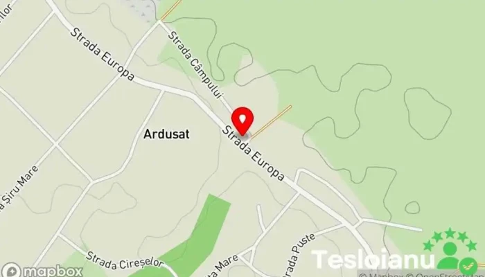 hartă a Primăria Ardusat Primărie în Ardusat