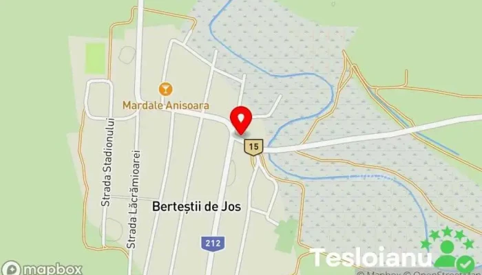 hartă a Primăria Berteştii de Jos Primărie în Berteștii de Jos