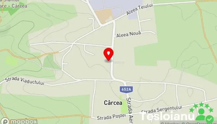 hartă a Primăria Cârcea Primărie în Cârcea