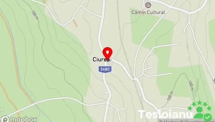 hartă a Primăria Ciurea Primărie în Lunca Cetățuii