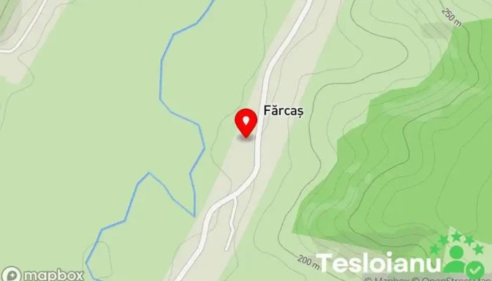 hartă a Primaria Comunei Farcas Primăria satului în Fărcaș