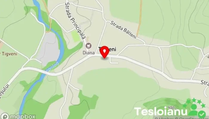 hartă a PRIMĂRIA COMUNEI TIGVENI Primărie în Tigveni