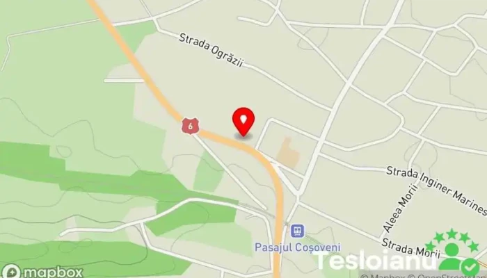 hartă a Primăria Coșoveni Primărie în Coșoveni