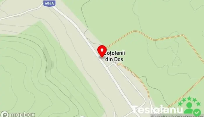 hartă a Primăria Coțofenii din Dos Primărie în Coţofenii din Dos