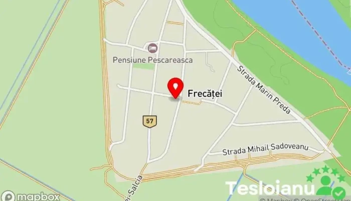 hartă a Primăria Frecăței Primărie în Frecăței