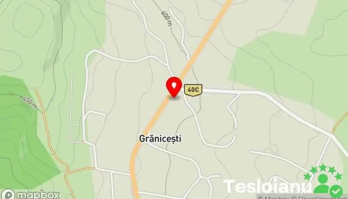 hartă a PRIMĂRIA GRĂNICEŞTI Sediul social în Grănicești