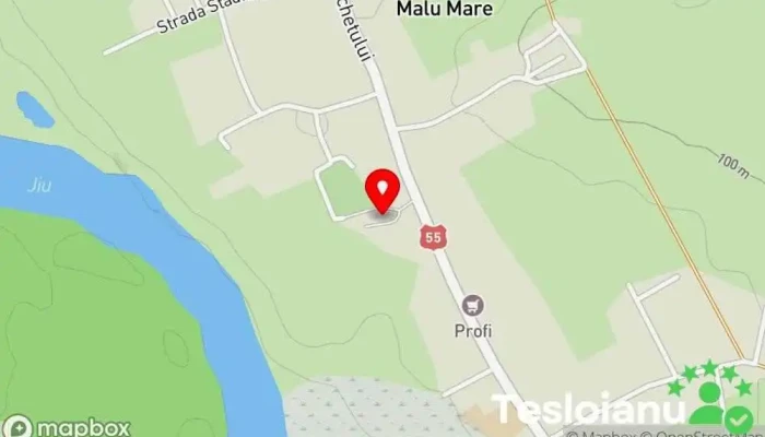 hartă a Primăria Malu Mare Primărie în Malu Mare
