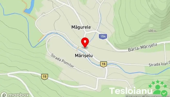 hartă a Primăria Mărișelu Primărie în Mărişelu