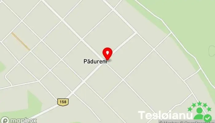 hartă a Primăria Pădureni Primărie în Pădureni