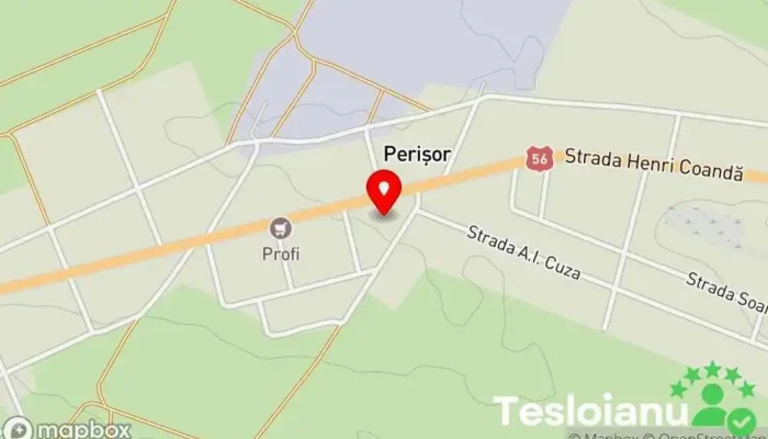 hartă a Primăria Perisor Primărie în Perișor