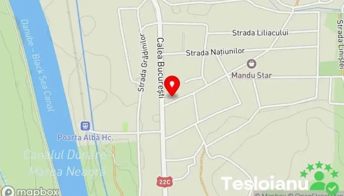 hartă a Primăria Poarta Albă Primărie în Poarta Albă