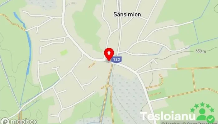 hartă a Primăria Sânsimion Primărie în Sânsimion