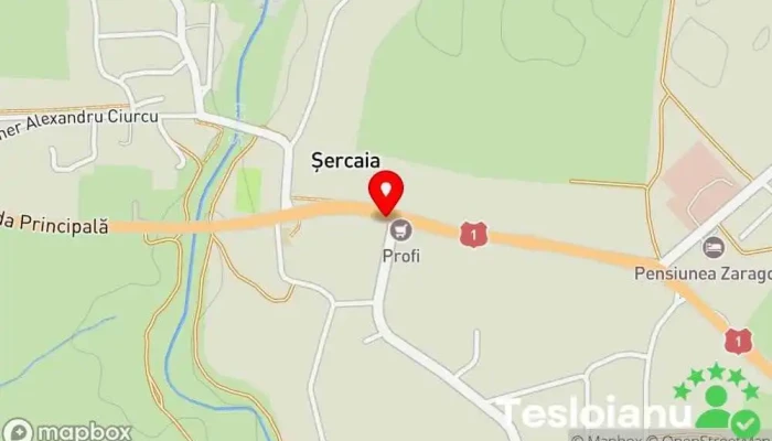 hartă a Primăria Șercaia Primărie în Șercaia