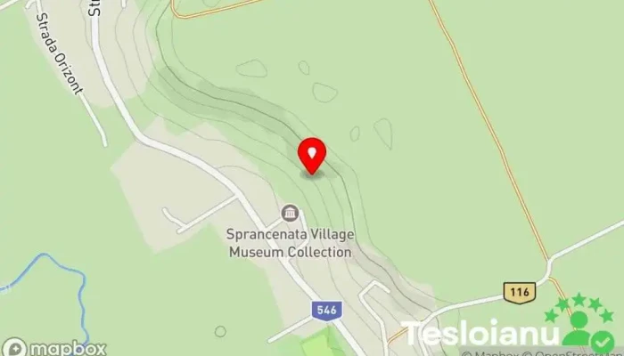 hartă a Primaria Sprancenata Sediu de consiliu local în Sprâncenata