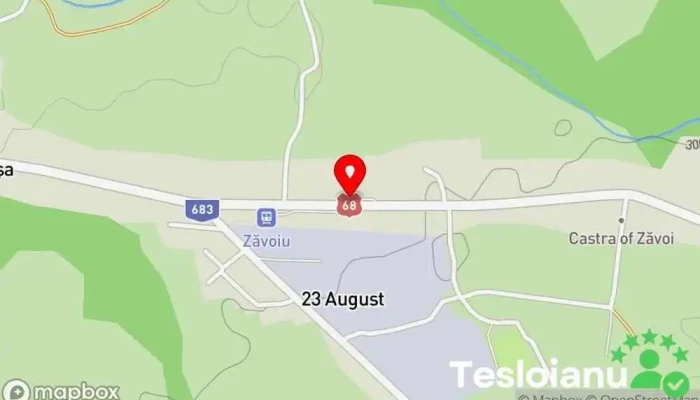 hartă a Primăria Zăvoi Primărie în Zăvoi