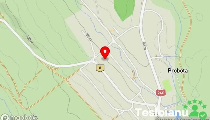 hartă a Probota  în Probota