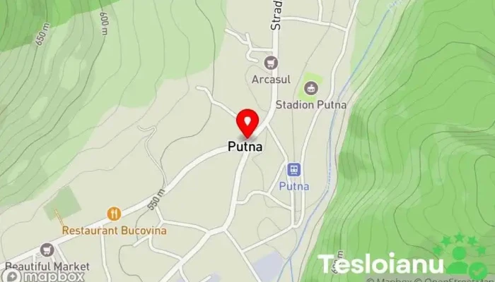 hartă a Putna  în Putna