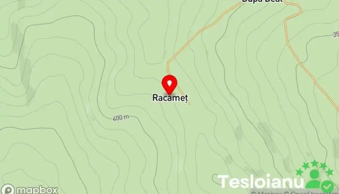 hartă a Racameț  în Racameț