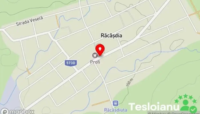 hartă a Răcăşdia  în Răcăşdia