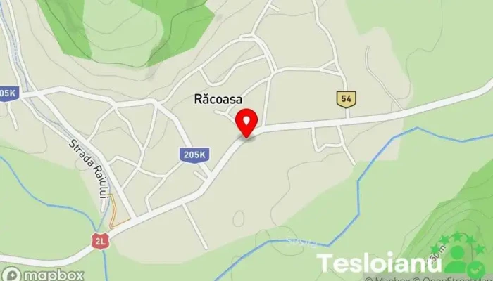 hartă a Răcoasa  în Răcoasa
