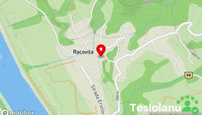 hartă a Racovița  în Racovița