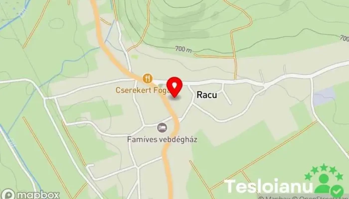 hartă a Racu  în Racu