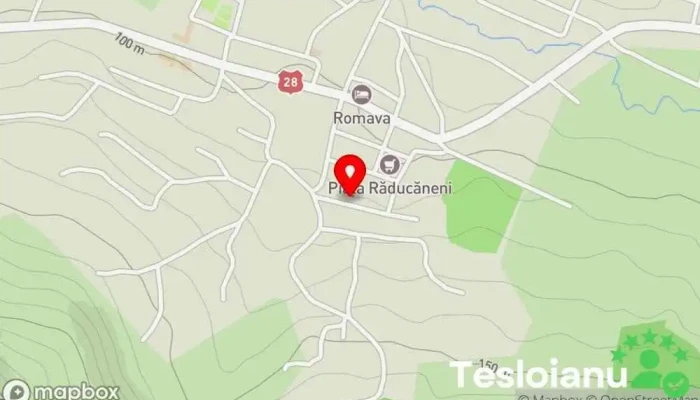 hartă a Răducăneni  în Răducăneni