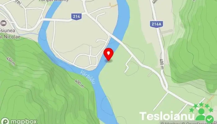 hartă a Râul Aluniş Râu în 