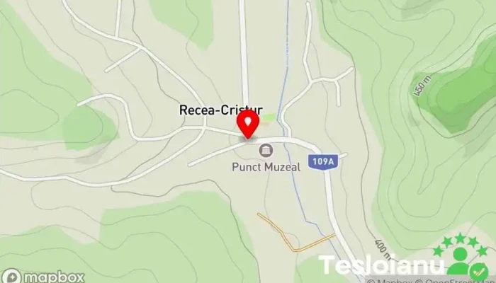 hartă a Recea-Cristur  în Recea-Cristur