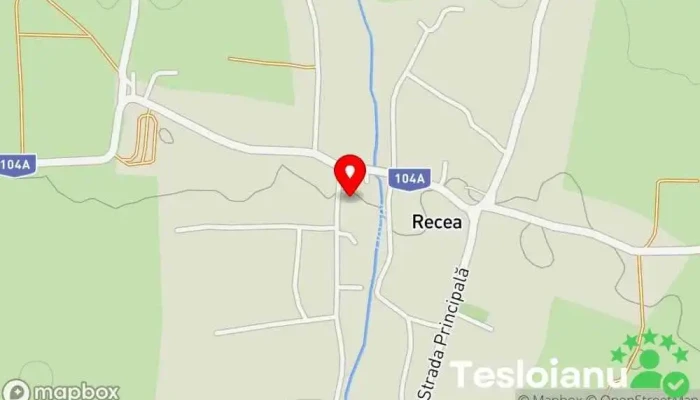 hartă a Recea  în Recea