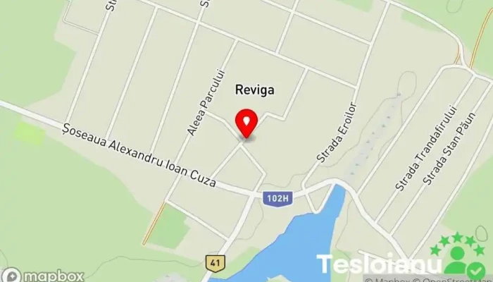 hartă a Reviga  în Reviga