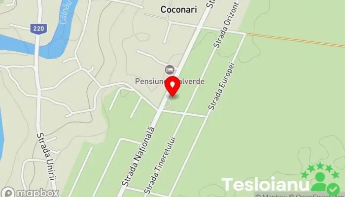 hartă a RO Buzau, Posta Calnau Benzinărie în Poșta Câlnău