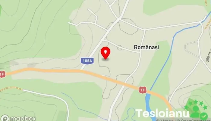 hartă a Românași  în Românași