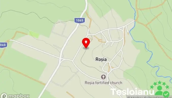 hartă a Roşia  în Roşia