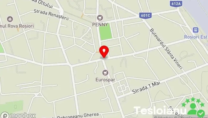 hartă a Roșiori de Vede  în Roșiori de Vede