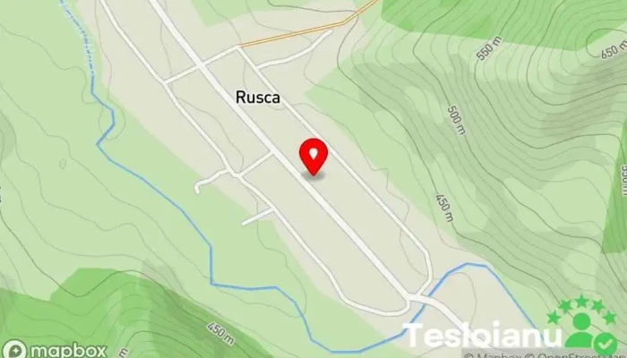 hartă a Rusca  în Rusca
