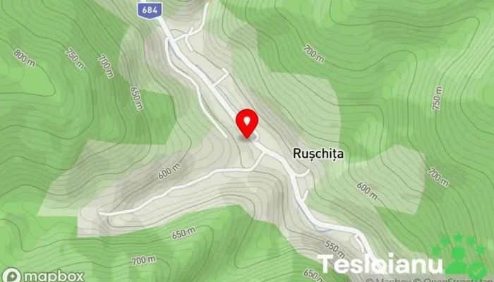 hartă a Rușchița  în Rușchița