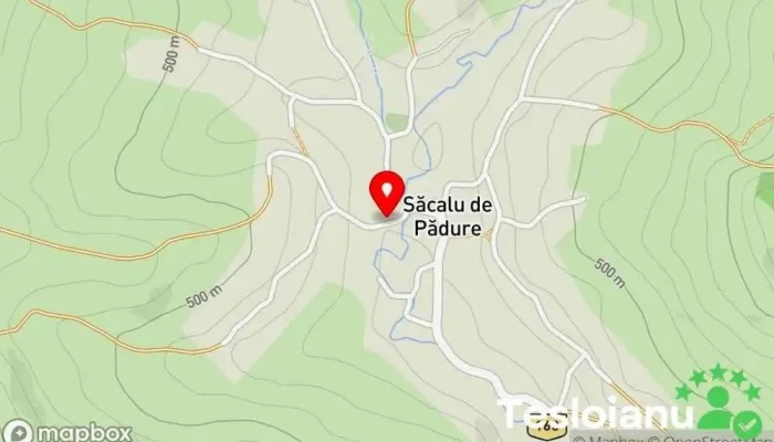 hartă a Săcalu de Pădure  în Săcalu de Pădure