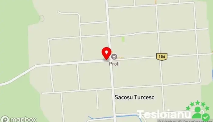 hartă a Sacoșu Turcesc  în Sacoșu Turcesc