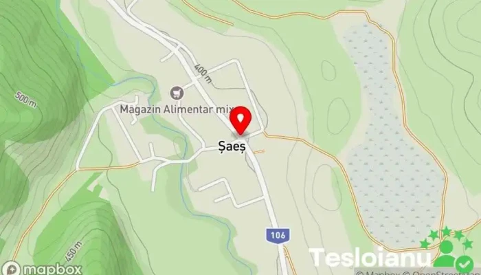 hartă a Şaeş  în Şaeş