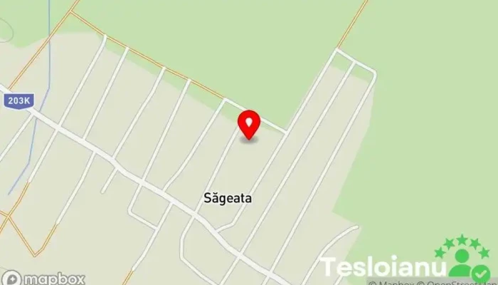 hartă a Săgeata  în Săgeata