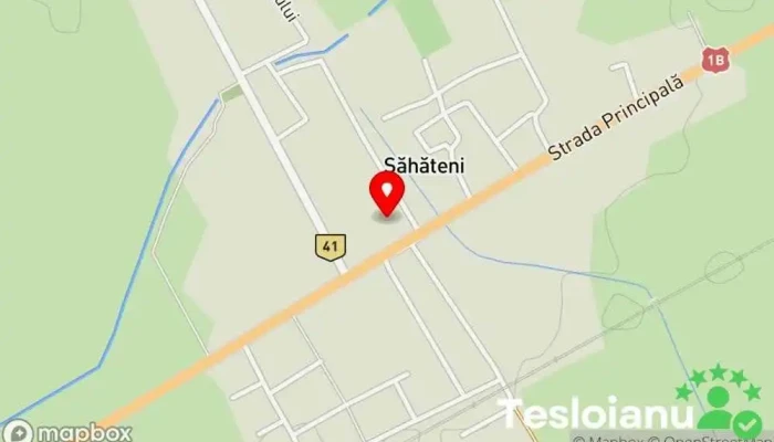 hartă a Săhăteni  în Săhăteni