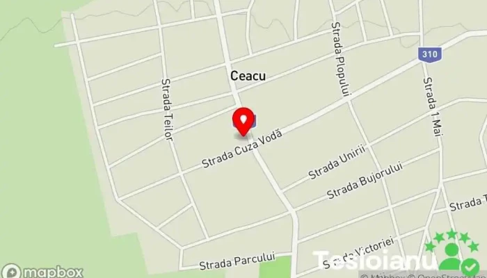 hartă a Sala de ședințe Primărie în Ceacu