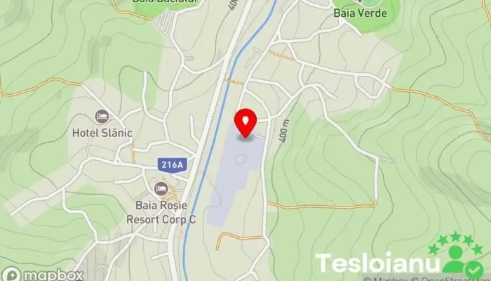 hartă a Salina Slănic Prahova Mină, Atracție turistică în Slănic